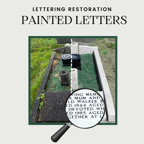 Headstone Lettering Restoration GraveClean | Headstone Cleaning & Restoration