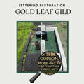 Headstone Lettering Restoration GraveClean | Headstone Cleaning & Restoration