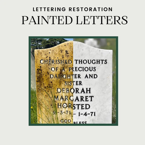 Headstone Lettering Restoration GraveClean | Headstone Cleaning & Restoration