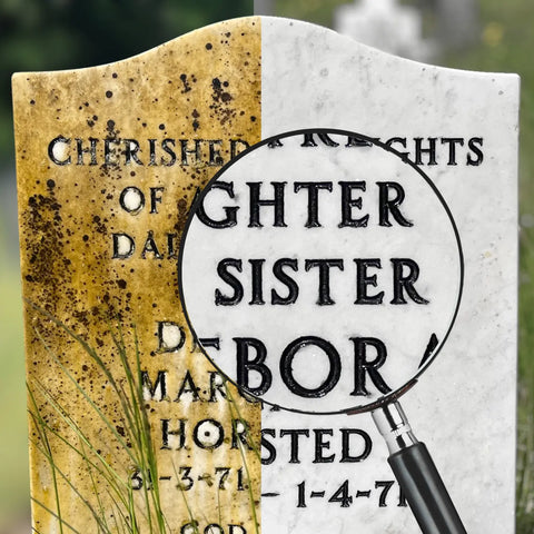 Headstone Re-Lettering GraveClean