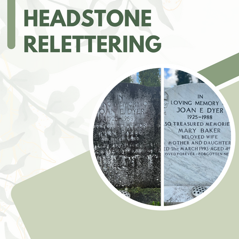 Headstone Relettering